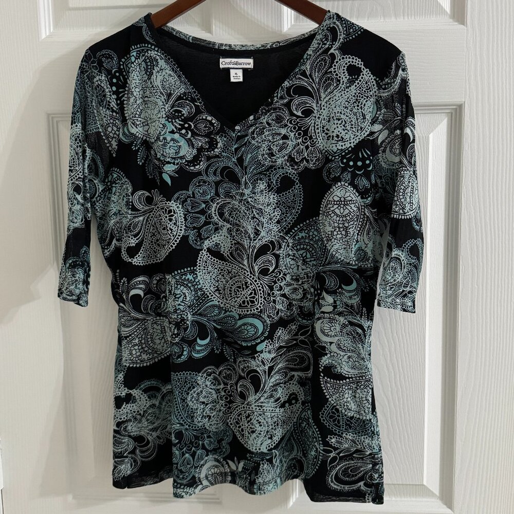 Croft & Barrow Women´s Top Blouse, Size XL